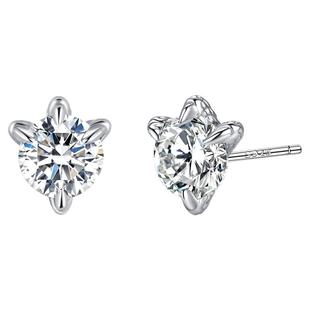 S925纯银龙爪耳钉男士养耳洞耳环高级感个性单只国潮情侣银耳饰