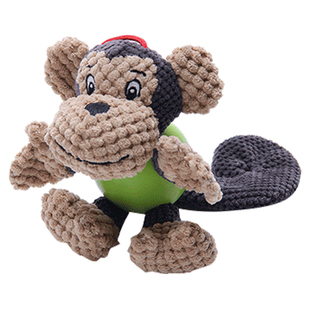 宜特宠物狗玩具磨牙耐咬毛绒成幼犬玩具金毛泰迪发声乳胶解闷玩偶