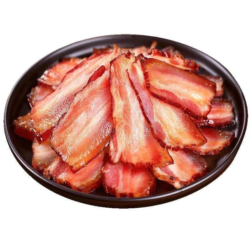 腊肉湖南特产农家自制烟熏腊肠排骨柴火土猪五花熏肉四川湘西腊肉