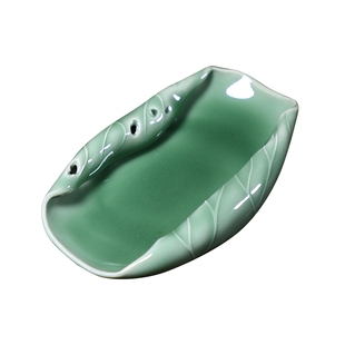 正品龙泉青瓷徐志伟纯手工茶荷茶则茶匙茶勺陶瓷功夫茶具茶道配件