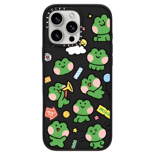 LINE FRIENDS minini x CASETiFY联名 lenini贴纸适用于iPhone16ProMax/16Pro/15ProMax/14ProMax手机壳