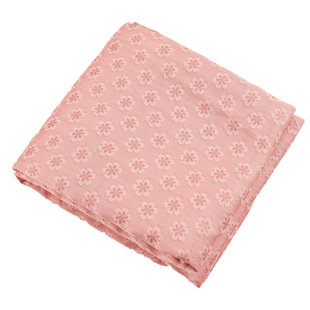 布艺岛浅粉色纯色暗纹小樱花碎花天丝麻亚麻提花布料春夏汉服面料