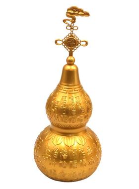 黄铜福禄寿喜财葫芦摆件中式礼品