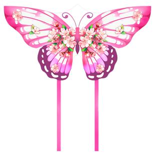 2026年潍坊新款樱花蝴蝶风筝微风易飞卡通专业级儿童手持大人专用