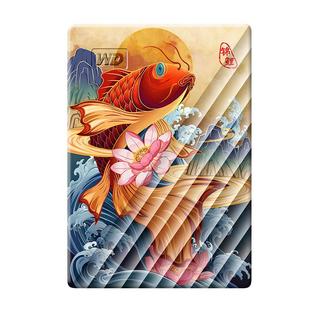 WD西数移动硬盘5t电脑2t外置外接机械大容量存储彩绘 生肖祥瑞篇