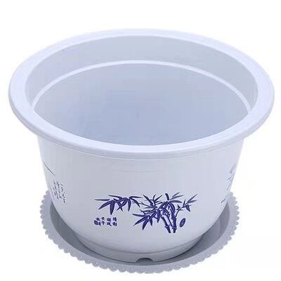 圆形塑料花盆绿萝草莓育苗盆特大