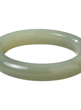 RJF【雅韵】和田玉湖水绿手镯+浅湖水+高冰+正圈镯