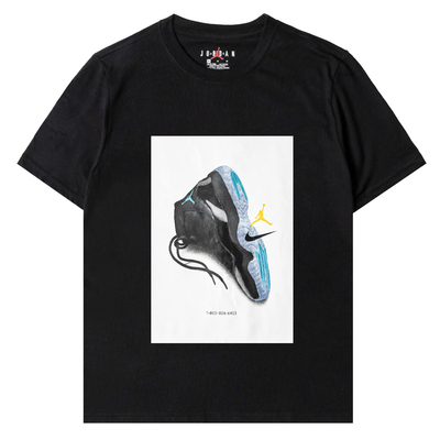 阿李特大码乔丹AJ11纯棉男T恤