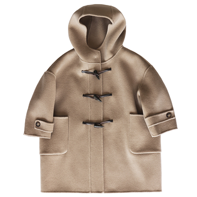 UL双面羊绒大衣版型超正绵羊毛