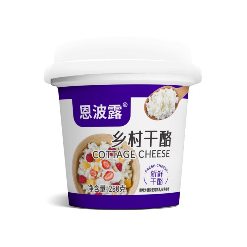 恩波露乡村干酪茅屋奶酪白干酪250g茅屋芝士原制Cottage cheese