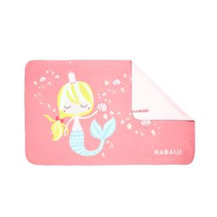 迪卡侬游泳浴袍冬训儿童保暖浴巾斗篷泡温泉游泳速干吸水巾IVK2