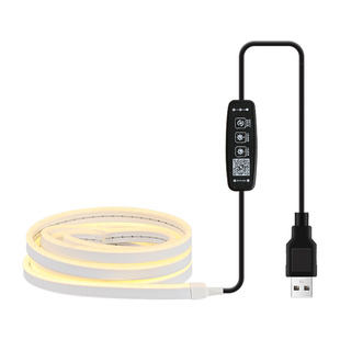 氛围灯带窗帘盒充电式免走线布线自粘智能无线悬USB装饰荧光灯条