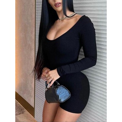 O 42430 European American Square Neck Long Sleeve Backs
