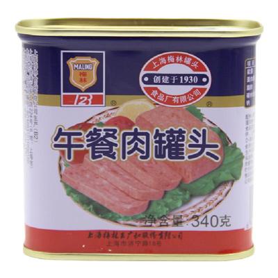 340g*6罐中粮梅林牛肉午餐肉罐头