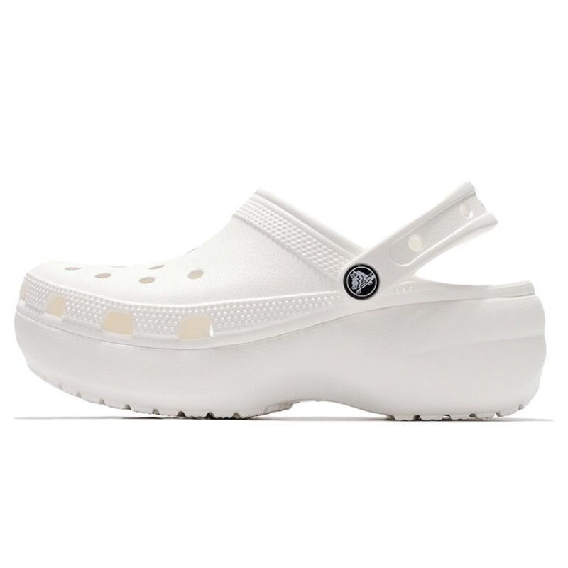 crocs云朵增高沙滩洞洞鞋