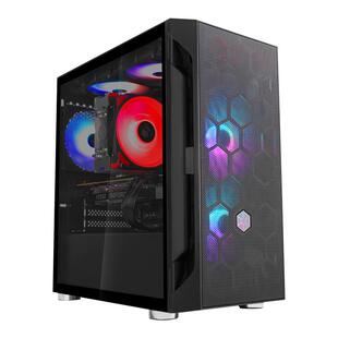 银昕 法拉H1M M-ATX主板/240水冷/长显卡ATX电源/黑色/白色侧透