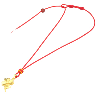 半成品手工编织线绳吊坠挂绳项链绳子儿童女细款可穿黄金锁骨配绳