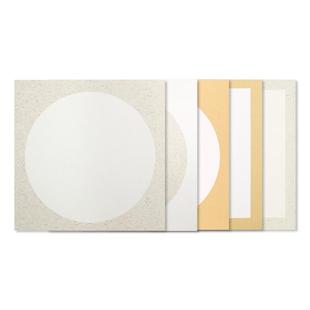 燃灯批发加厚生宣卡纸国画专用宣纸圆形儿童书法作品宣卡美术练习纸水彩画写生镜片纸半生半熟镜面装裱作品纸