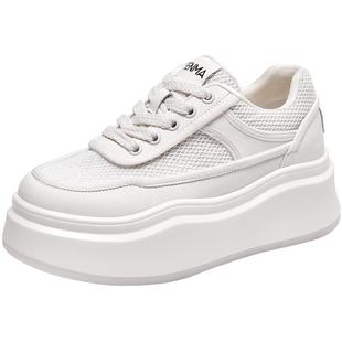 森马女鞋2025新款今年流行爆款小白鞋女厚底轻便软底薄款休闲板鞋