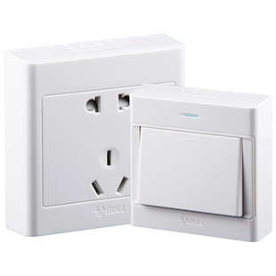 公牛明装底盒86型明线开关线盒子明盒开关插座盒底座电源接线盒按