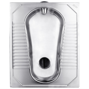 304不锈钢蹲坑水箱一体蹲便器防冻家用卫生间监狱羁押室适用便器