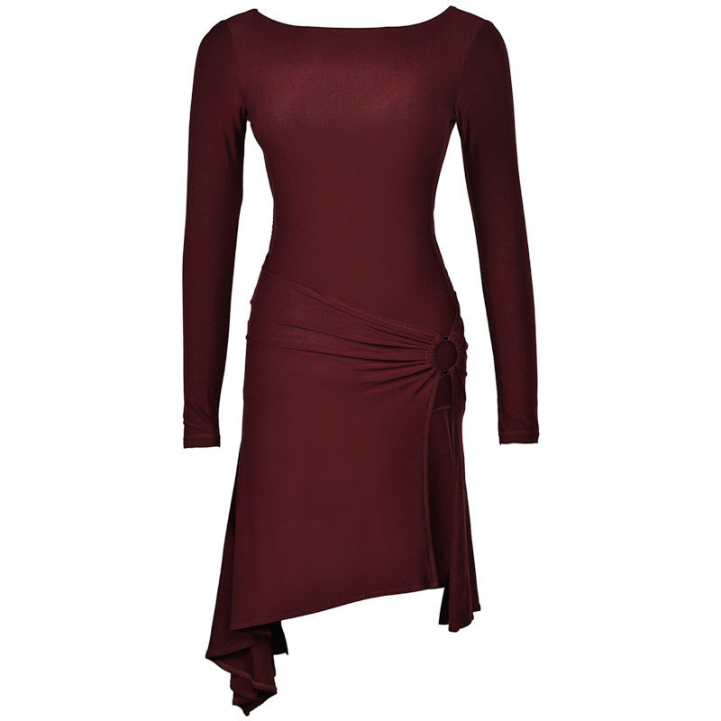 贝蒂2025新款拉丁舞服成人日常练功服高级感拉丁舞服装连衣裙BD38