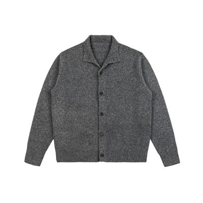 极简风半高领开衫毛衣男女秋冬