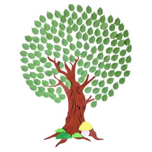 许愿树心愿墙小学教室环境布置泡沫大树干立体装饰文化黑板报墙贴