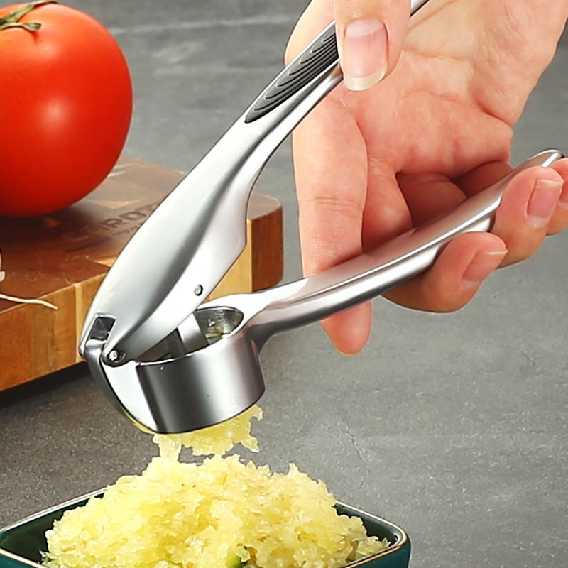 锌合金压蒜器家用压蒜捣蒜器创意厨房手动蒜泥器批发