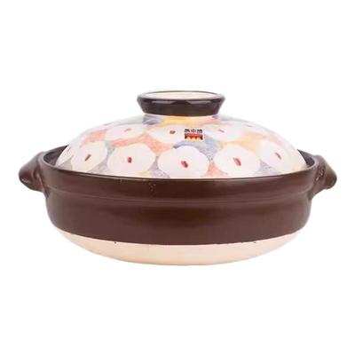 万古烧山茶花家用砂锅煲煲仔饭锅