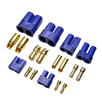 EC5 插头航模 5mm EC3  EC8香蕉插头可焊接 大电流100A 动力电池