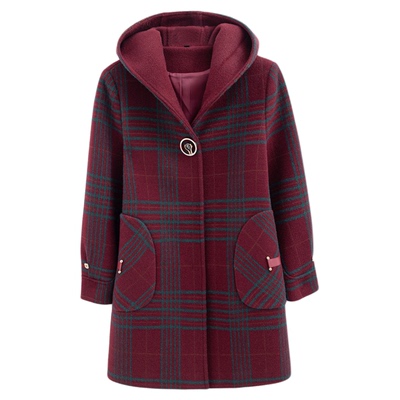 加大码200斤毛呢大衣外套秋冬装