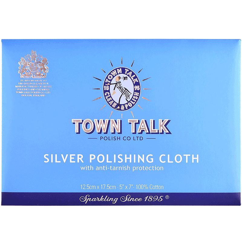 TownTalk泰通英国进口擦银布专业抹银布银壶抛光布首饰清洁保养布