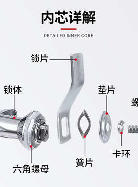 海坦 MS301 MS303 MS304MS302把手锁 配电箱柜门锁 电器柜箱门锁