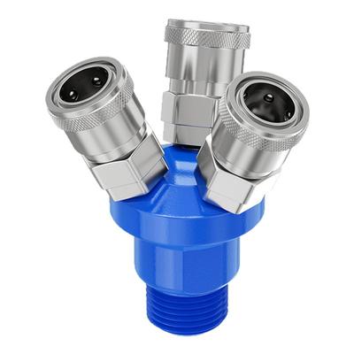 C式圆二通三通气管快速接头