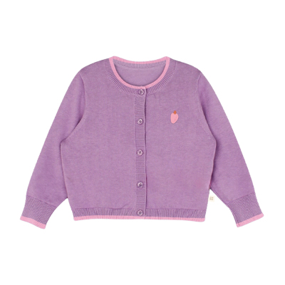 BBQB儿童针织衫春季新款女童长袖开衫男童外套圆领a类上衣空调服