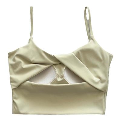 一体杯运动内衣健身瑜伽服上衣背心跑步训练普拉提美背文胸吊带