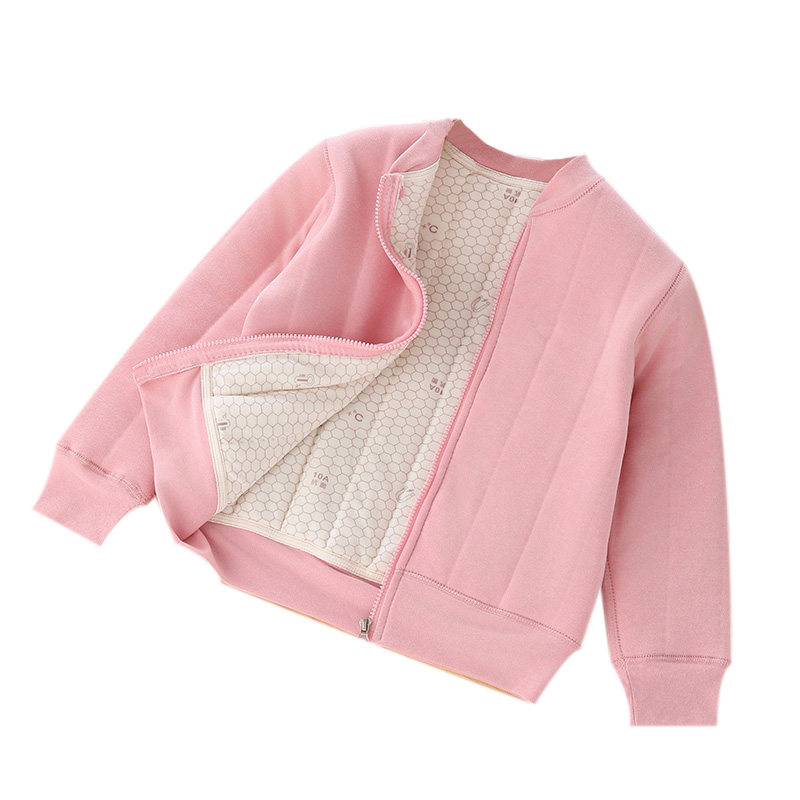 儿童保暖外套加绒加厚校服神器男女童内搭棉衣棉服内胆冬季打底衫
