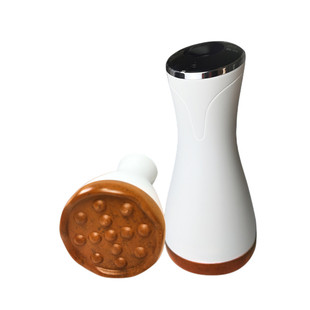 砭石温灸刮痧仪震动推拿胸部扶艾灸通经络阳罐热敷疏通揉腹按摩器