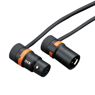 罗科斯通卡侬乐器线直角麦克风卡农短线200度旋转卡侬公话筒线