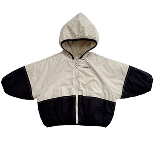 软乎乎~男童拼色连帽棉衣外套深秋冬装新款中小童软壳夹棉棉服潮