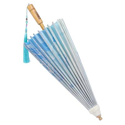 毕六福晴雨两用汉服旗袍