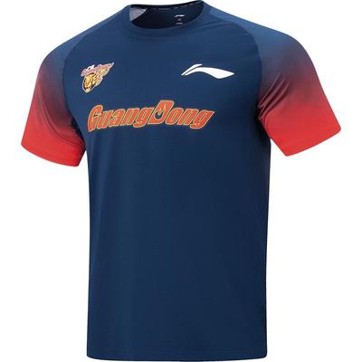 李宁排湿圆领男短袖T恤