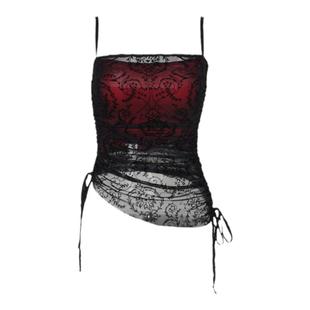 Wannathis万圣节heels穿搭舞服哥特套装辣妹蕾丝吊带围裙喇叭裤子