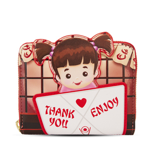 Loungefly迪士尼怪物公司小女孩拉链钱包 周边礼物收藏皮克斯动画