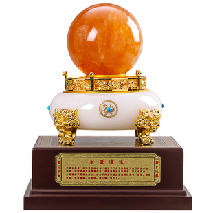 聚宝盆摆件招财聚财天然原石领导高档办公室装饰公司乔迁开业礼品