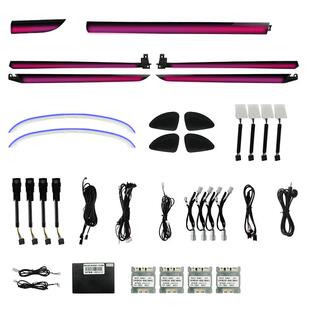 雷克萨斯ES氛围灯ES200改装实木气氛灯ES300H动态光影汽车内饰灯