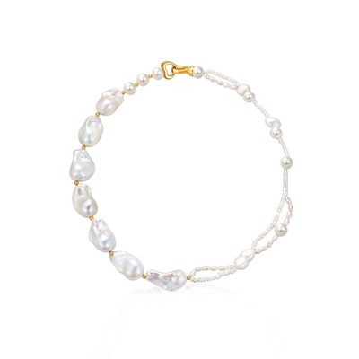 安铂洛利巴洛克珍珠项链