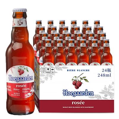 福佳玫瑰红啤酒248ml*24瓶装果啤