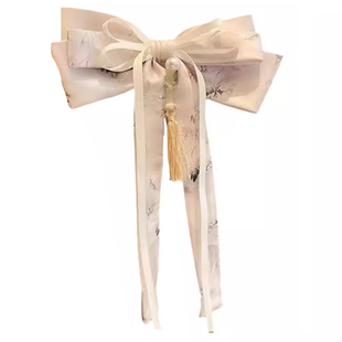 超仙高级感蝴蝶珍珠流苏发夹女李一桐同款对夹气质古风汉服配饰